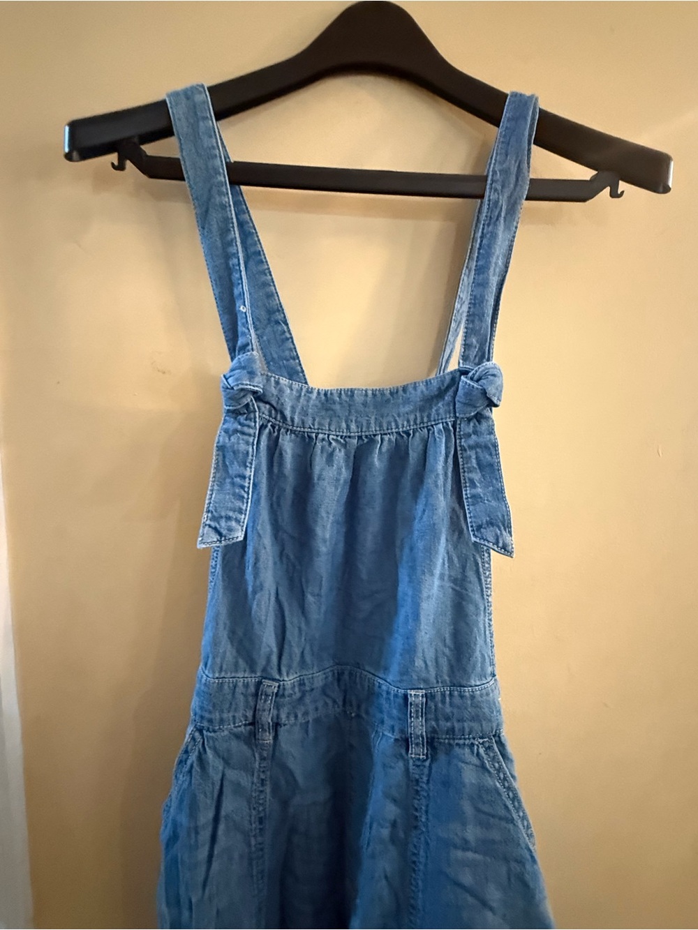 Pilcro for Anthropologie Wide-Leg Denim Jumpsuit in Indigo, sz 28 - Picture 6 of 15